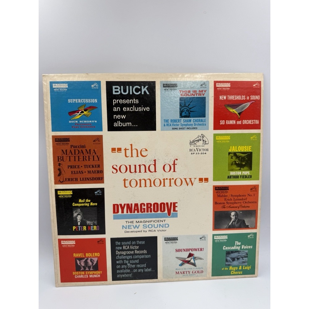 1965 Various Artists "Buick Presents The Sound Of Tomorrow" 33 1/3 RPM LP Record